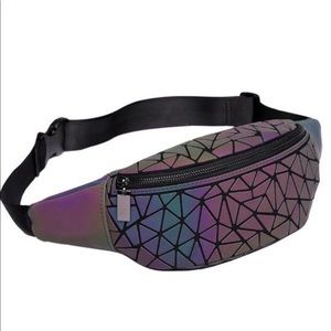 Reflective fanny pack side bag